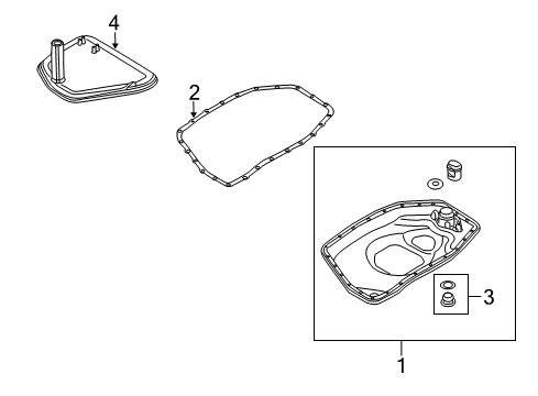 2009 Audi A4 Quattro Transaxle Parts Diagram