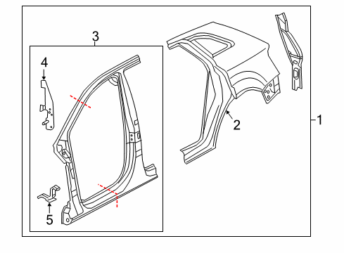 2017 Audi Q3 Quattro Aperture Panel