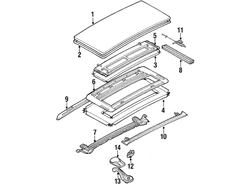 1984 Audi 4000 Quattro Sliding Roof Diagram