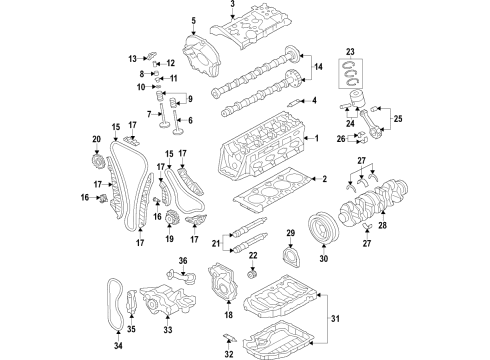 2024 Audi A4 allroad Balance Shafts