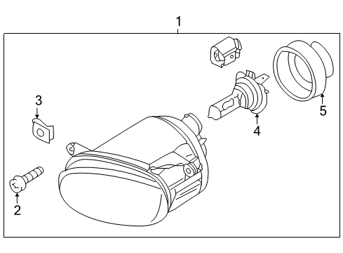 2001 Audi Allroad Quattro Bulbs Diagram