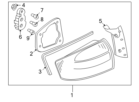 2001 Audi Allroad Quattro Tail Lamps Diagram
