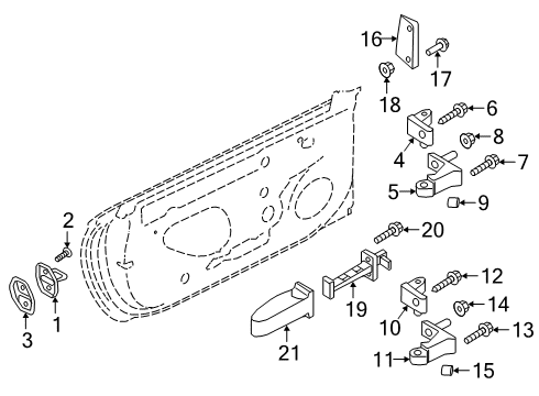 2024 Audi A5 Quattro Front Door Diagram
