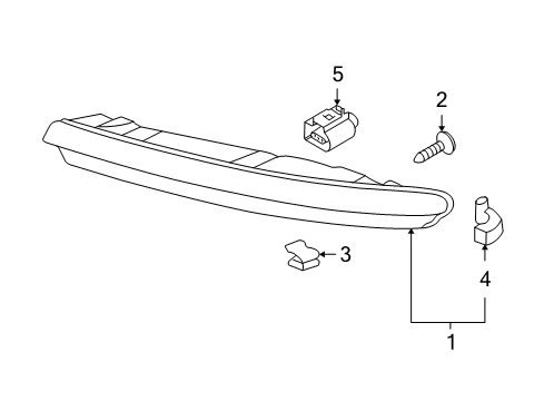 2010 Audi A6 Quattro Daytime Running Lamp Components