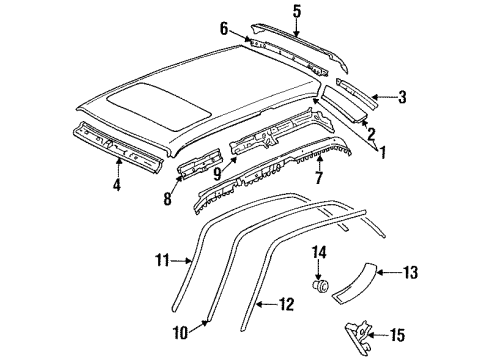 1996 Audi A6 Quattro Roof & Components