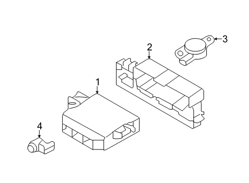 2017 Audi A3 Quattro Electrical Components Diagram