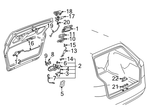 2004 Audi Allroad Quattro Lift Gate Diagram