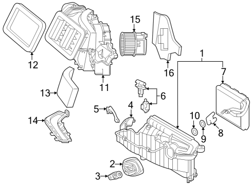 2024 Audi SQ8 e-tron Sportback Air Conditioner