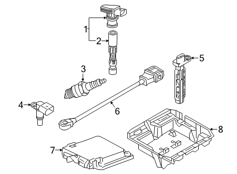 2025 Audi SQ7 Bracket Diagram for 4M0-907-650-H