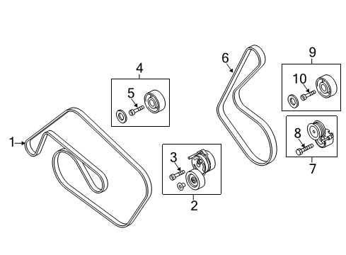 2017 Audi Q5 Belts & Pulleys