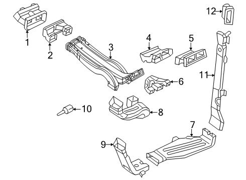 2025 Audi Q7 Ducts Diagram