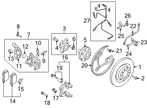 2010 Audi S5 Anti-Lock Brakes Diagram