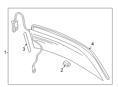 2011 Audi A8 Quattro Reveal Moldings Diagram