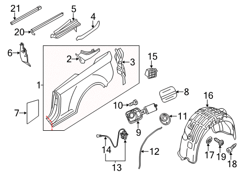 2014 Audi RS5 Actuator Diagram for 8V0-862-159-B