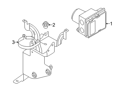 2010 Audi A6 Quattro ABS Components