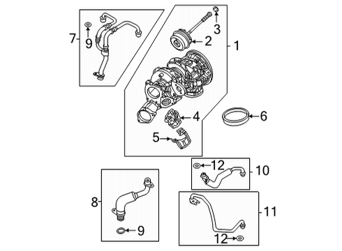 2021 Audi RS7 Sportback Turbocharger Diagram