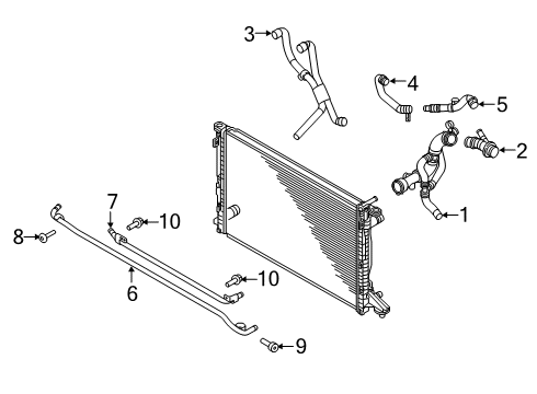 2025 Audi S6 Hoses, Lines & Pipes Diagram