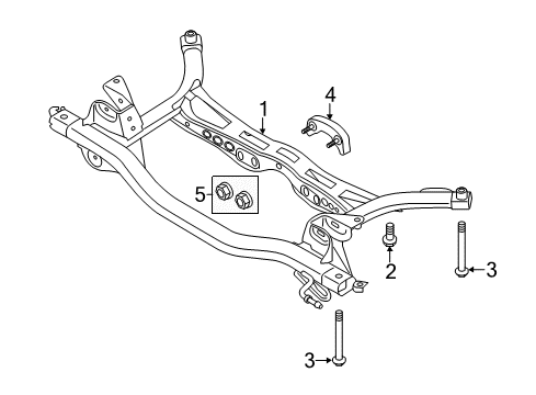 2015 Audi S3 Suspension Mounting - Rear Diagram