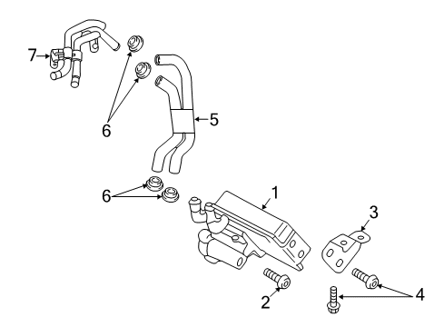 2020 Audi A4 allroad Oil Cooler Diagram