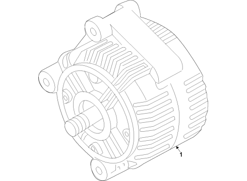 2024 Audi Q8 Alternator