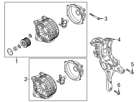 2019 Audi A5 Sportback Alternator