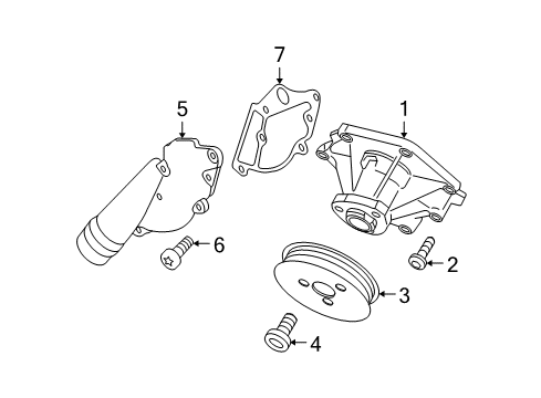 2009 Audi A6 Quattro Water Pump Diagram