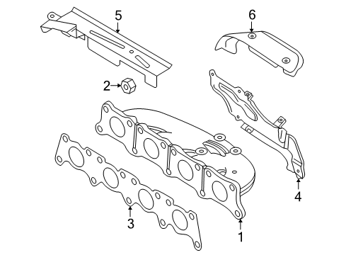 2002 Audi TT Exhaust Manifold