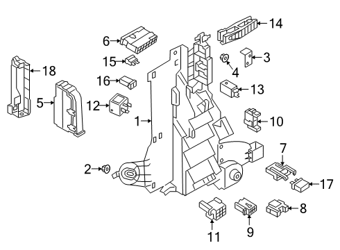 2021 Audi S8 Relay Diagram for 4H0-951-253-C