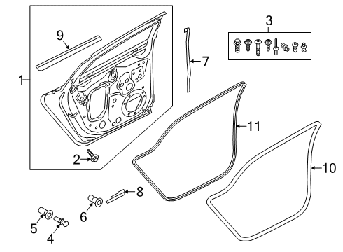 2020 Audi A6 Quattro Door & Components