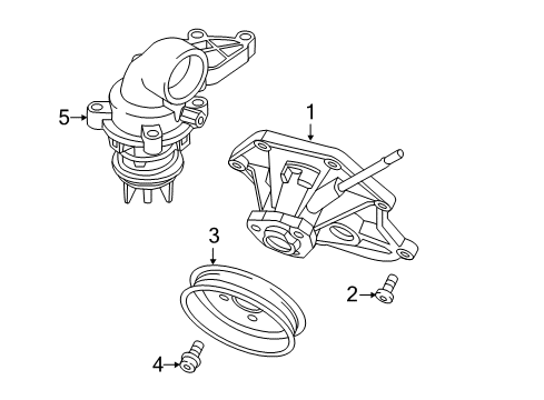 2015 Audi S5 Water Pump Diagram