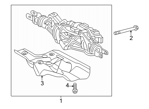 2025 Audi Q7 Rear Suspension Components Diagram
