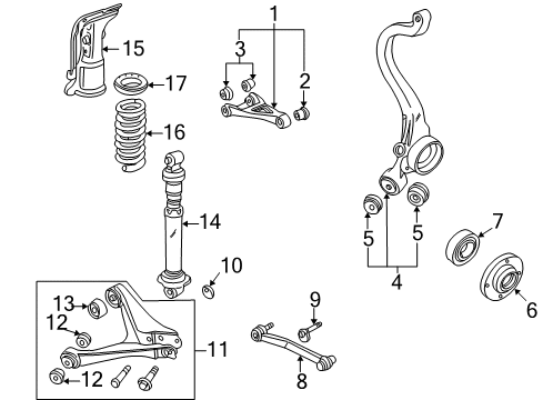 1997 Audi A4 Quattro Rear Suspension Components Diagram