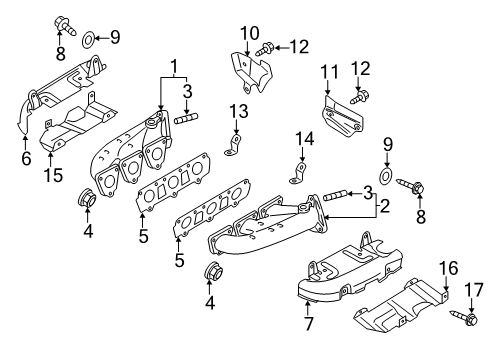 2017 Audi Q5 Exhaust Manifold