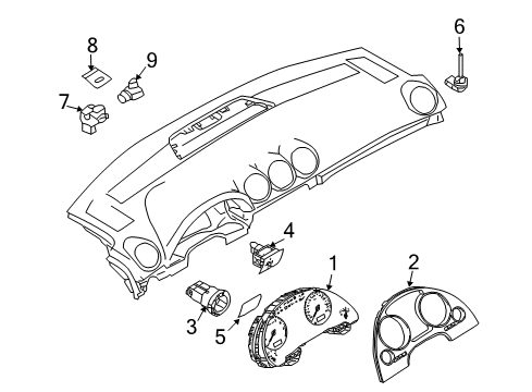 2008 Audi A4 Switches Diagram