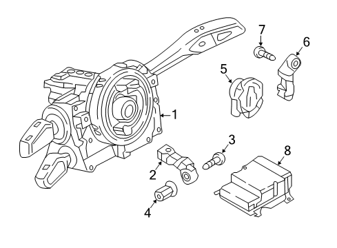 2018 Audi S4 Supplemental Restraint System Diagram