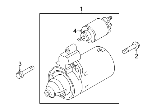 2020 Audi S3 Starter