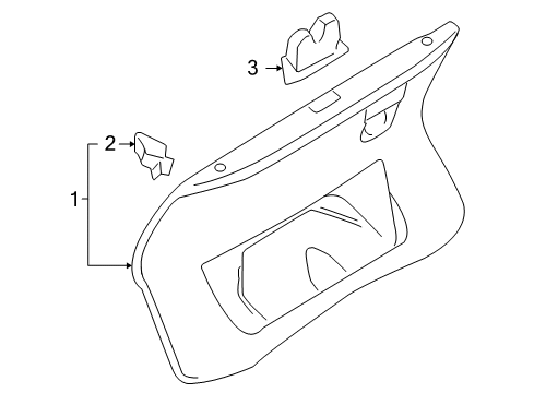 2010 Audi A6 Quattro Interior Trim - Trunk