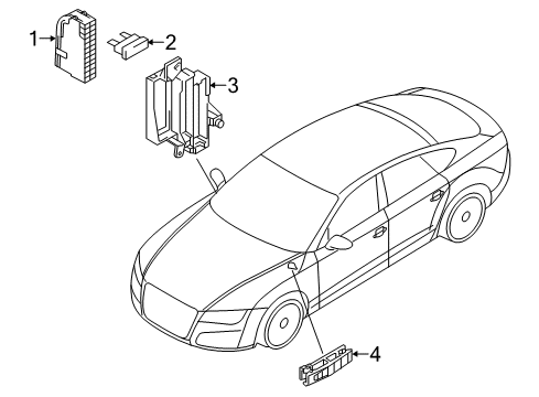 2015 Audi A7 Quattro Fuse & Relay