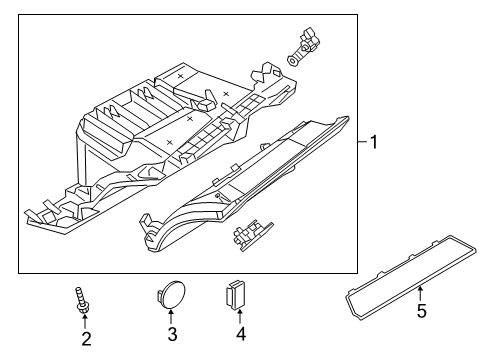 2021 Audi e-tron Quattro Glove Box