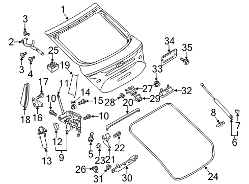 2015 Audi A7 Quattro Lift Gate Diagram
