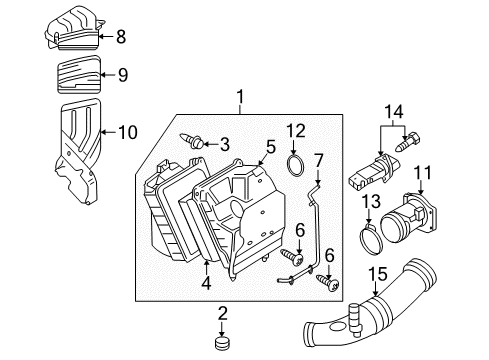 2007 Audi A4 Air Intake Diagram
