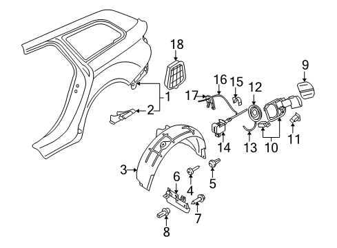 2010 Audi A6 Quattro Fuel Door