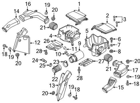 2014 Audi R8 Air Intake Diagram