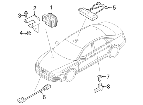 2024 Audi SQ8 e-tron Sportback Alarm System