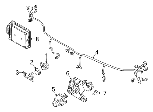 Sensor Diagram for 2Q0-907-561-L