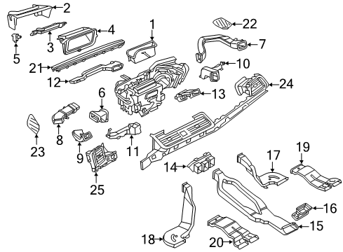 2025 Audi Q5 Sportback Ducts Diagram
