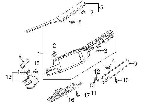 2022 Audi Q3 Emblem Diagram for 83B-947-189