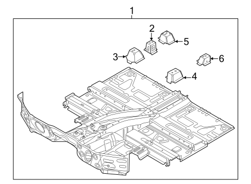 2024 Audi SQ8 e-tron Floor