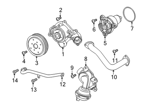 2020 Audi S7 Sportback Water Pump Diagram
