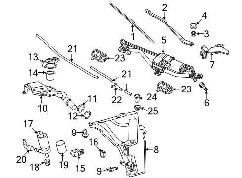 2017 Audi S5 Wipers Diagram